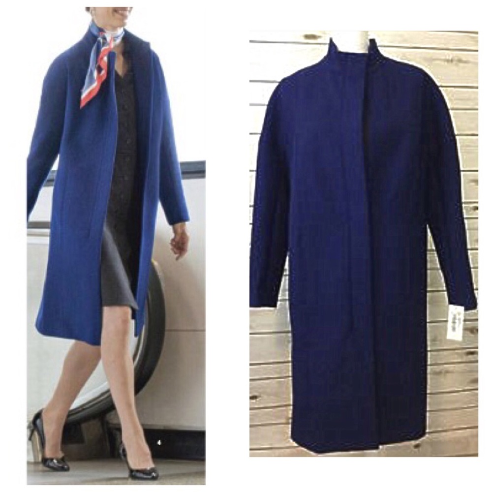 Mens Wearhouse Full Length Zip Up Coat Size 8 NWOT